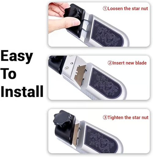 Drywall Rasp,Drywall Chamfer Tool,Plasterboard Fast Cutter,Precise 45° 90° Gypsum Board Chamferer with 10 Sharp SK5 Blades,V Chamfer Bevel Double Slot