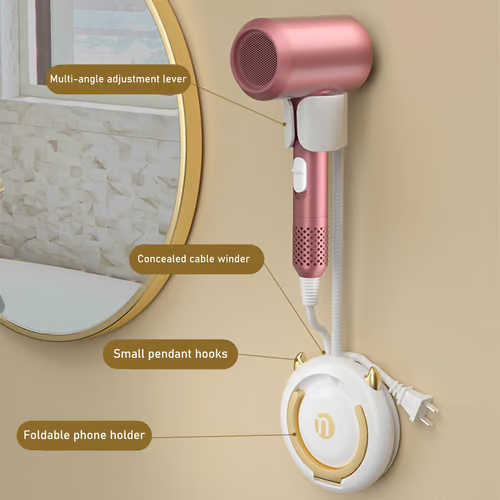 Hair dryer holder
