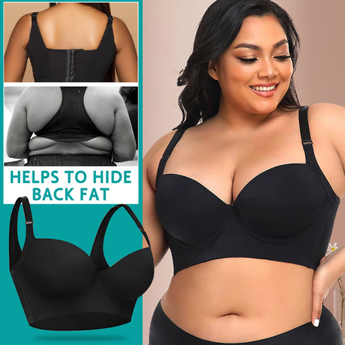 New Comfortable Back Smoothing Bra  Size: 40D Color: Black