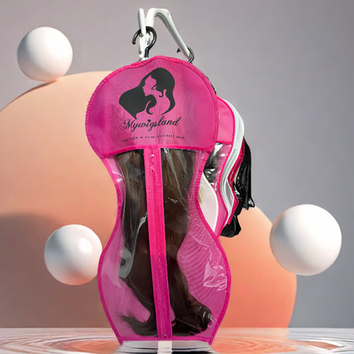 🔥Buy 1 get 2 free🔥New Design Hourglass-Shaped Wig Storage Bag with Hanger