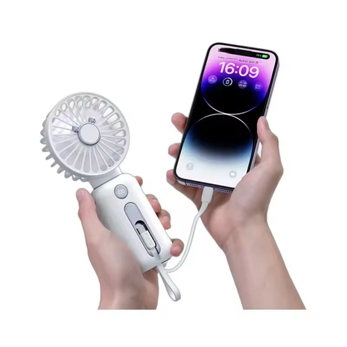 Handheld Super Fast Charge 10000mAh Portable Power Bank Fan
