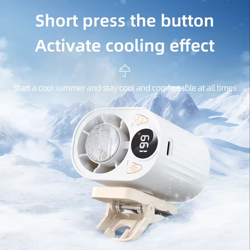 🥳2026 HOT SALE💞Portable Clip-On Cooling Fan