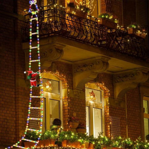 🎄2025 Christmas Sales🎅2025 Christmas Santa Climbing Stairs Light