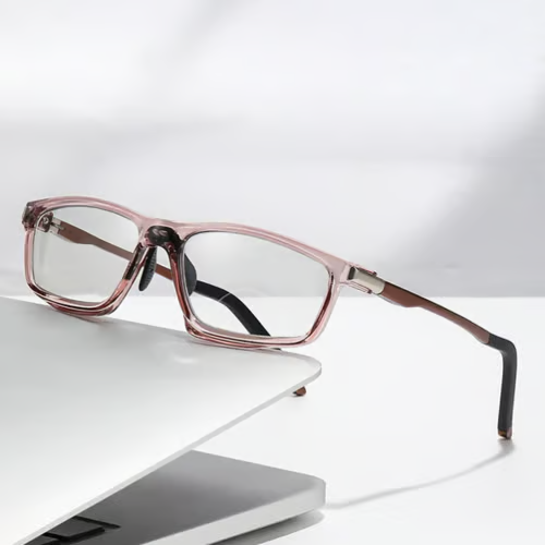 SPORT COLOR-CHANGING BIFOCAL READING GLASSES-Transparent Gray(Diopter +1.00)