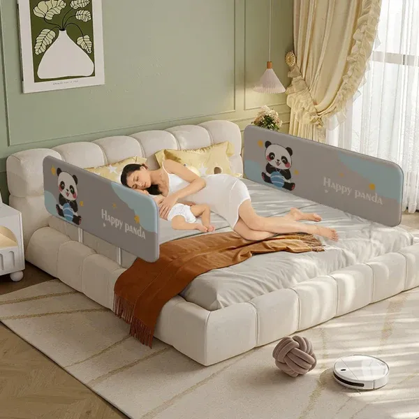 Portable Bed Guardrail Safe Foldable Sleep Protection