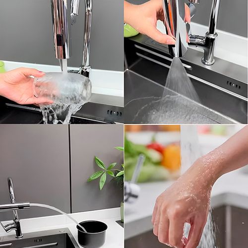3-in-1 Faucet Upgrade: 360° Rotation, Spray