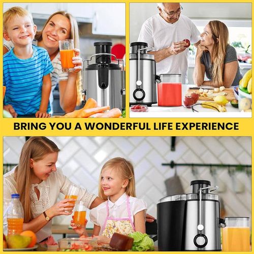 Fast Electric Juicer for Home – Automatic Extraction, Easy Cleaning & Powerful Motor 🥤