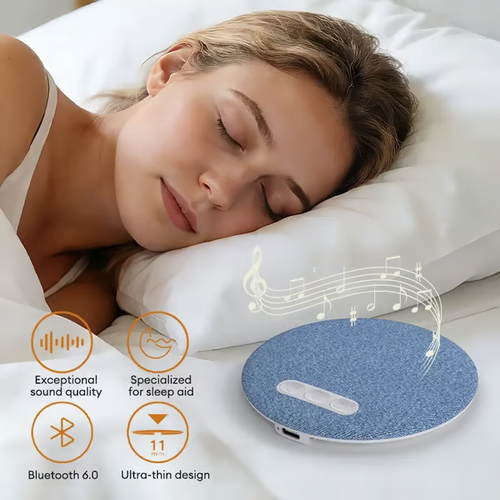 S1 Ultra-Thin Bluetooth Pillow Speaker with Bluetooth 6.0 - Bone Conduction Technology