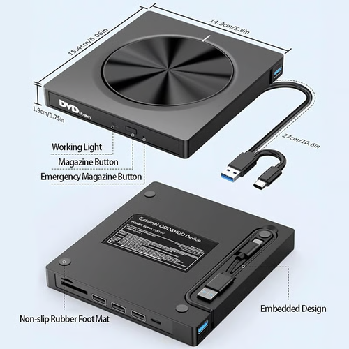 7-in-1 USB CD|DVD Drive