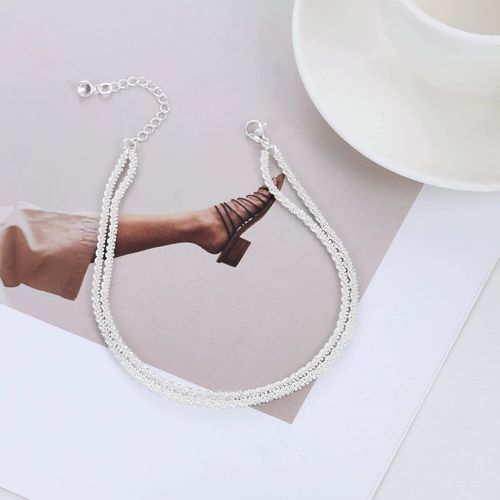 Buy 1 get 1 free🥰Dainty Layered waterproof anklet