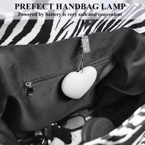 Automatic LED Handbag Lamp With Heart Design Auto Activated Night Light Touch LED Handbag Light For Home Thanksgiving Gifts