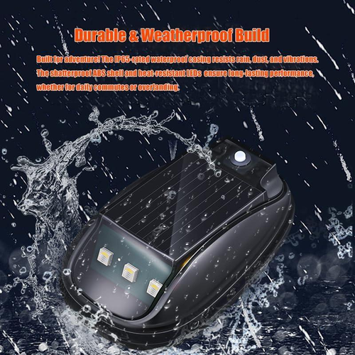 💡Solar Car Roof RGB Strobe Light（4 pack with remote control）