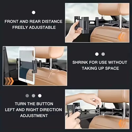 Car Backrest Cell Phone Tablet Holder
