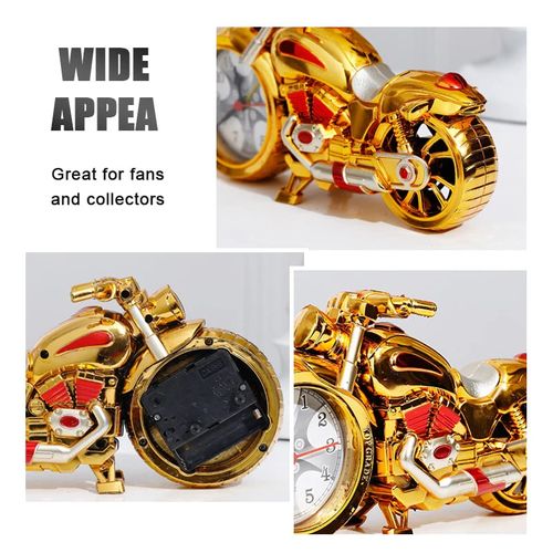 Creative Motorcycle Alarm Clock -Color： Black