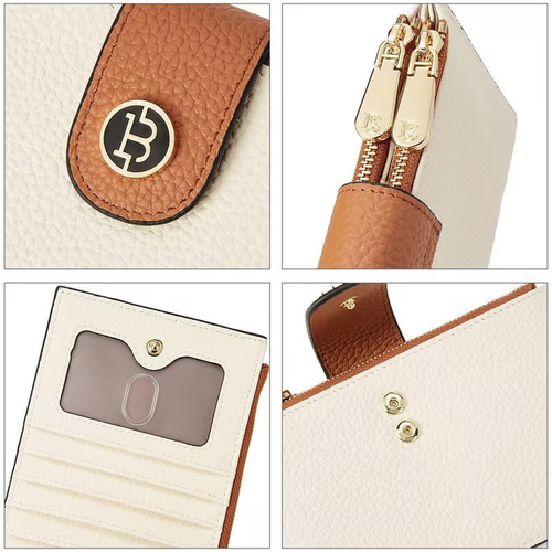 Anti-theft credit card case with zipper pocket