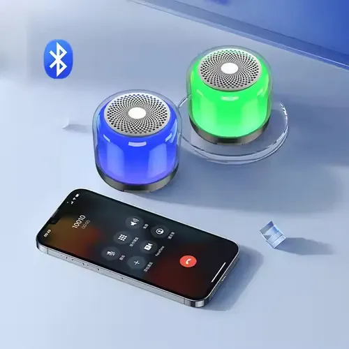Wireless Bluetooth Speaker Trendy Music Bedside Lamp Dimmable Warm White Light &RGB Color Changing