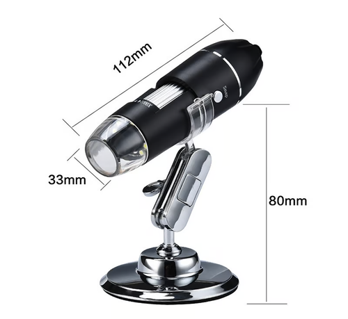 🔬1600X Zoom Digital Microscope Camera Portable Magnifier🔍