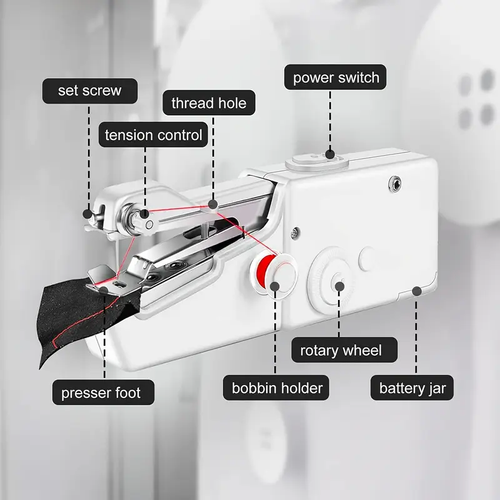 🧵Mini Handheld Sewing Machine 🪡 🧶