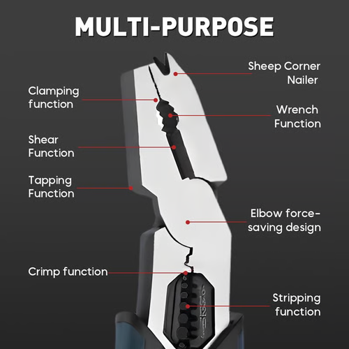 Industrial-Grade Multi-Function Cutting Pliers