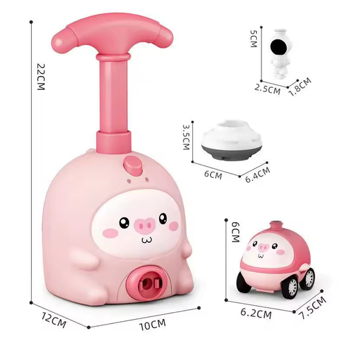 🎁Fun Packed Balloon Car Toy Pump Set