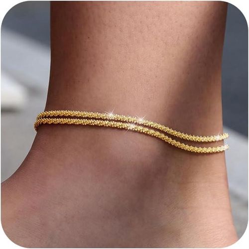 Buy 1 get 1 free🥰Dainty Layered waterproof anklet