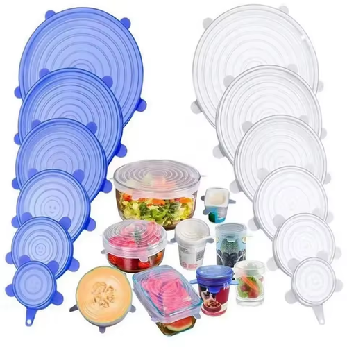 Silicone Crisper Lid 6 Piece Set🔥（Buy 1 Get 1 Free）