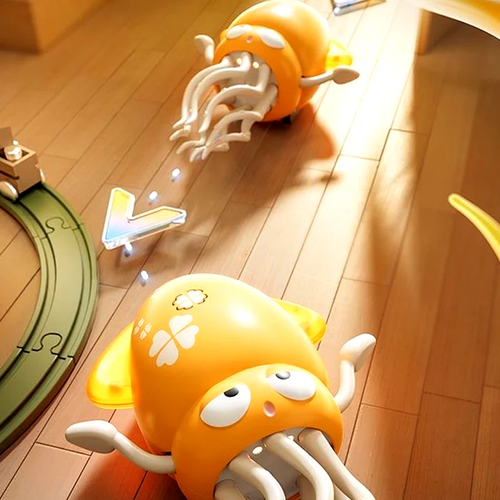 Dancing musical octopus toy with lights and sounds