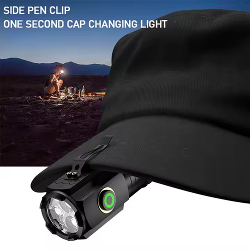 Hot-Selling Three-Eye Little Monster LED Flashlight Super Bright Long-Range Night Riding High Brightness Home Outdoor Use