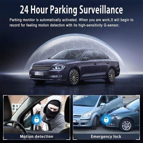 🚗📹 HD 1080P Multi-Lens Dash Cam with Night Vision – Multiple lenses, clear view day and night. 🔥✨