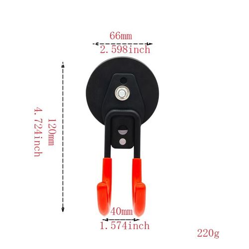 Heavy-Duty Magnetic Double-Claw Hook（43MM*2+66MM*2）-4PCS