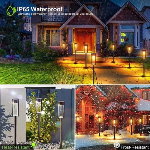 Outdoor Tungsten Bulb Solar Garden Lights for Llawn Patio Yard Walkway（buy one get one free for a limited time）