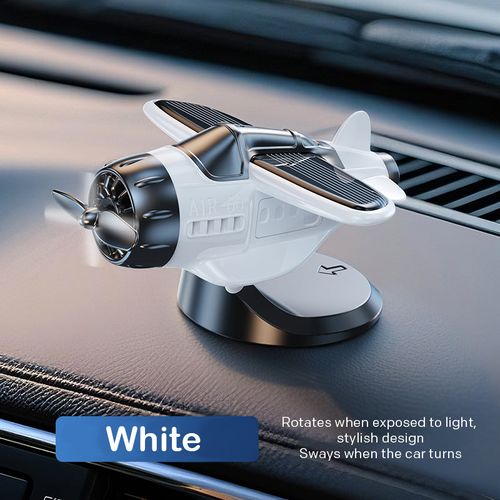 🔥Solar powered airplane shaped car ornaments