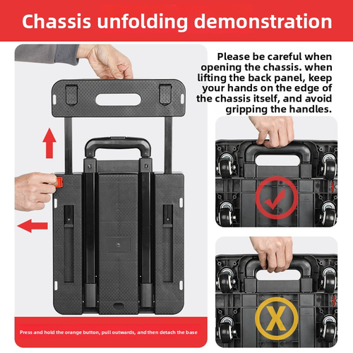 Portable Mini Expandable Folding Utility Cart