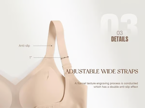 Women Wireless V Neck Crossover Mesh Bra