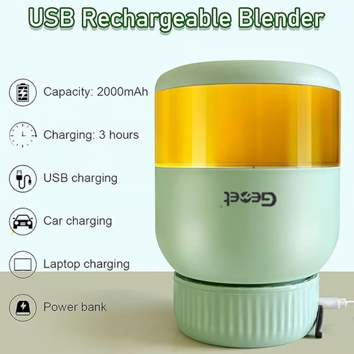 Portable Juice Mug with Double Lid