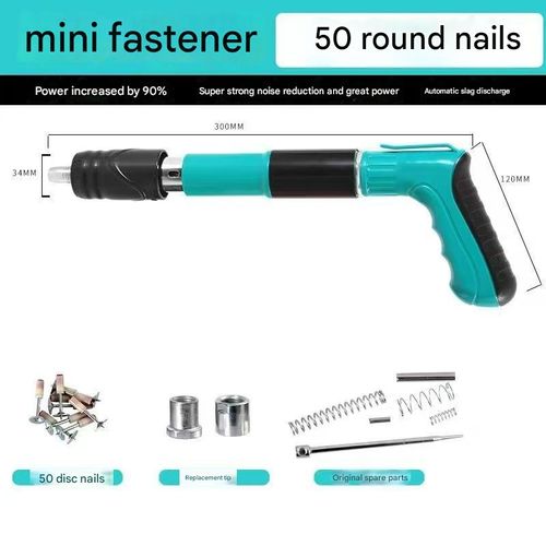 Mini Steel Nail Gun Manual Light High Efficiency Ceiling Decoration Portable Silencer Nail Fixer Guns