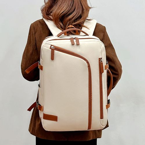 Large Capacity Luxury Commuter Backpack with USB Type-C Charging Port