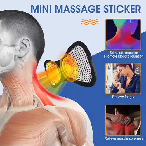 EMS Whole Body Cervical Shoulder Waist Legs Mini Massager Small Acupoint Pulse Patch