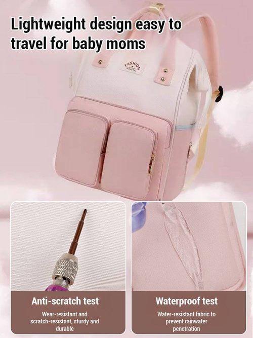 Large capacity backpack mommy bag