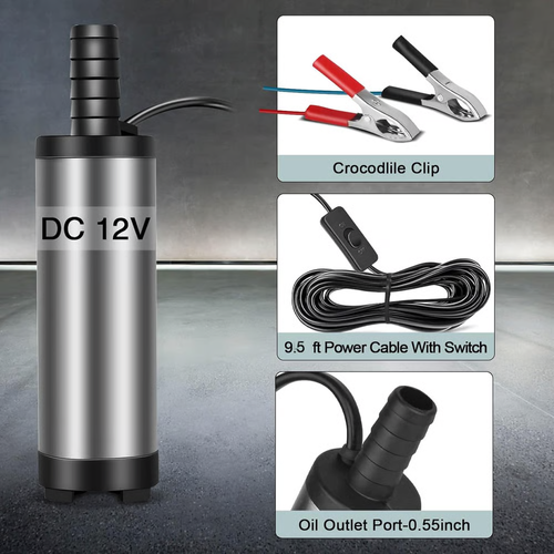 ⛽ 12V Portable Fuel Transfer Pump