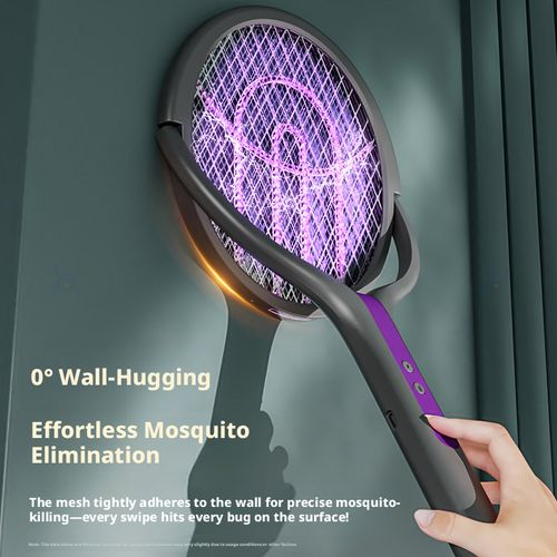 🔥4-in-1 foldable extendable electric mosquito swatter