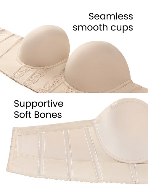 🔥HOT SALE 🔥The Low Back Strapless Bra size：40E