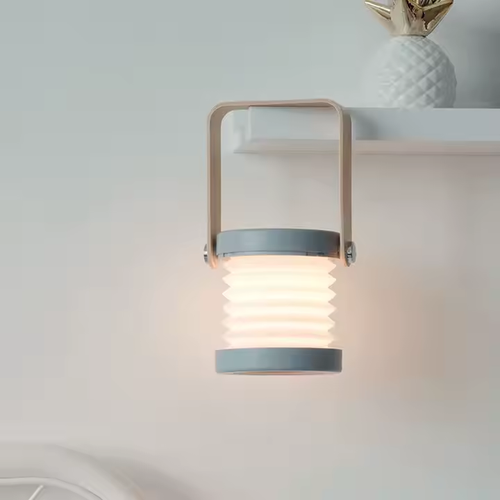 3 Light Modes Wood Handle Foldable Night Lights Rechargeable LED Telescopic table lamp