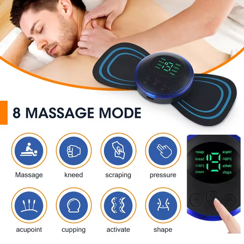 EMS Whole Body Cervical Shoulder Waist Legs Mini Massager Small Acupoint Pulse Patch