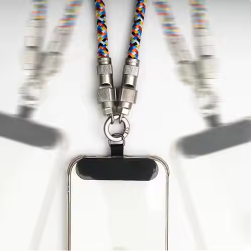 2 In 1 Universal Chain Lanyard Type C to Type-C PD 1.2M Fast Charger Cable Holder Chest Cell Phone Crossbody Strap phone cable
