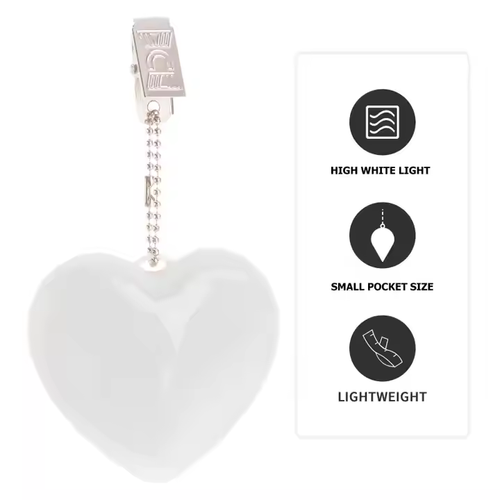 Automatic LED Handbag Lamp With Heart Design Auto Activated Night Light Touch LED Handbag Light For Home Thanksgiving Gifts