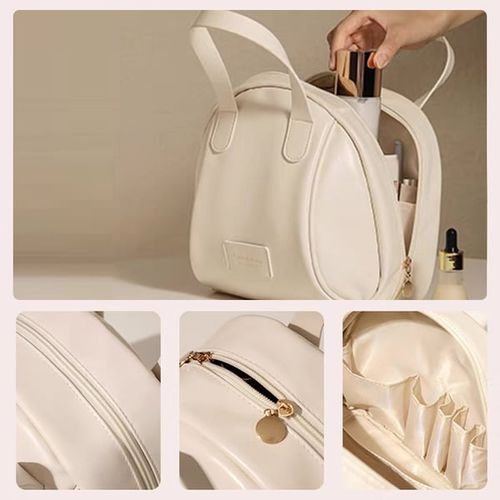 👜 Multi-layered Shell-shaped Cosmetic Bag