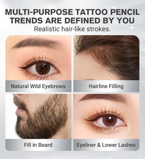 4-in-1 Eyebrow Pencil Waterproof