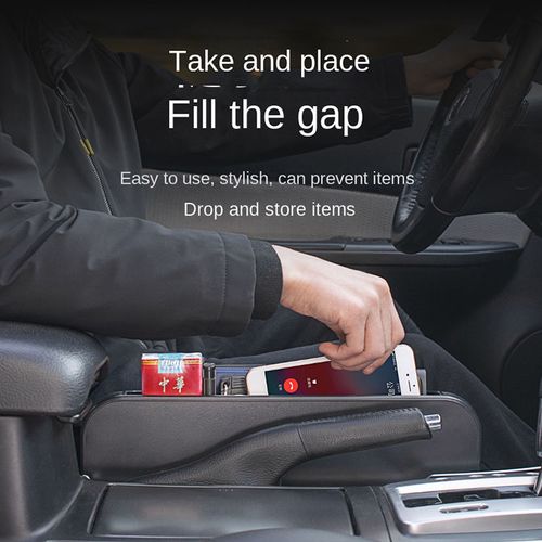 2-in-1 Car Steering Wheel Desk & Seat Gap Organizer Tray
