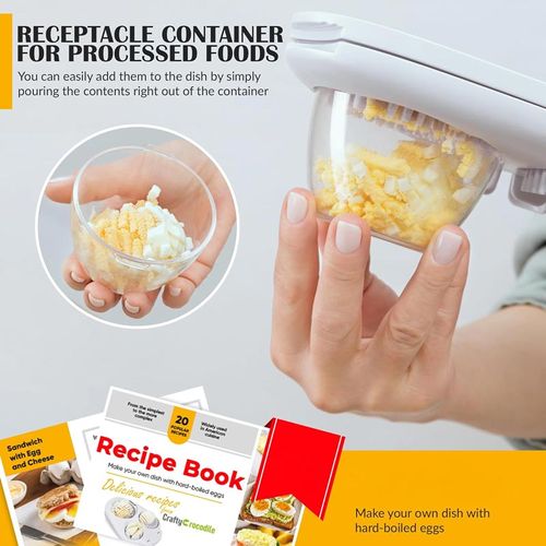 🔥New 3-in-1 Multifunctional Vegetable Cutter Fancy Split Egg Slicer Egg Slicing and Dividing
